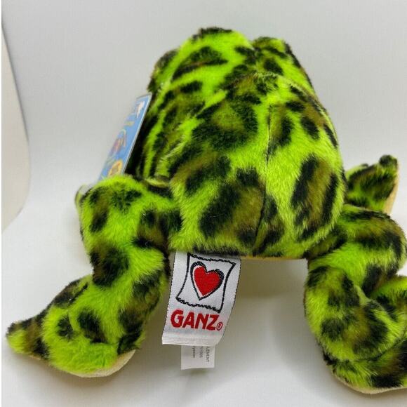 Ganz Webkinz - Lil' Kinz Bull Frog HS114 NEW With Sealed Code - NWT Frog Plushie - Picture 3 of 6